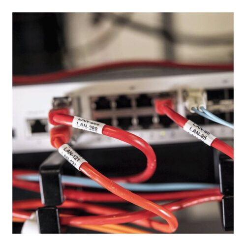 BROTHER Bluetooth connectable electrician labeling machine 18mm ribbon max QWERTY keyboard delivered with case