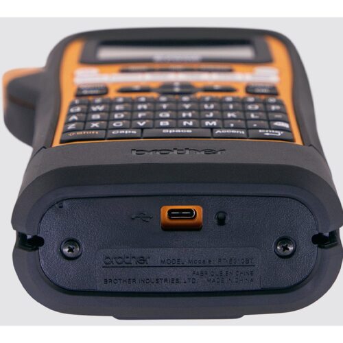 BROTHER Bluetooth connectable electrician labeling machine 18mm ribbon max QWERTY keyboard delivered with case
