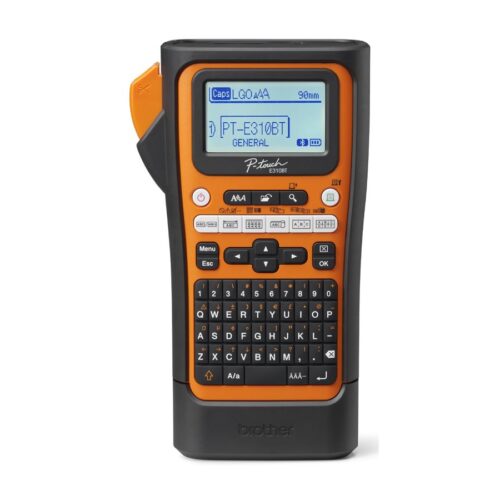 BROTHER Bluetooth connectable electrician labeling machine 18mm ribbon max QWERTY keyboard delivered with case