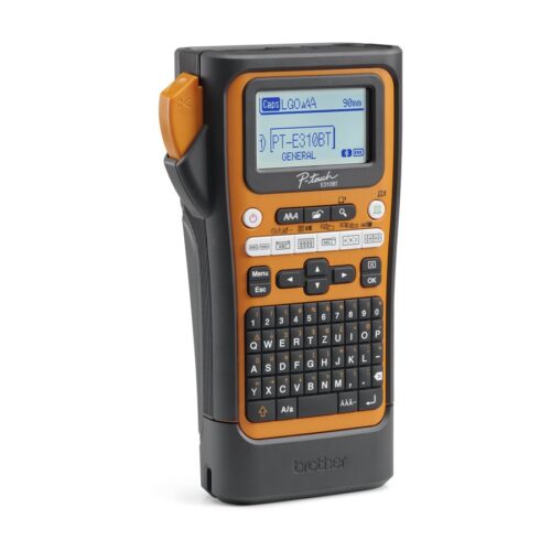 BROTHER Bluetooth connectable electrician labeling machine 18mm ribbon max QWERTY keyboard delivered with case