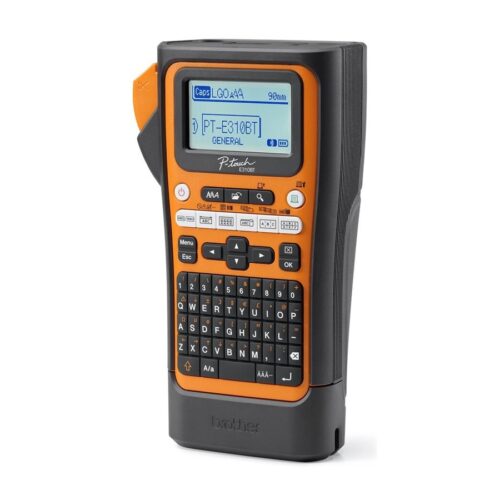 BROTHER Bluetooth connectable electrician labeling machine 18mm ribbon max QWERTY keyboard delivered with case