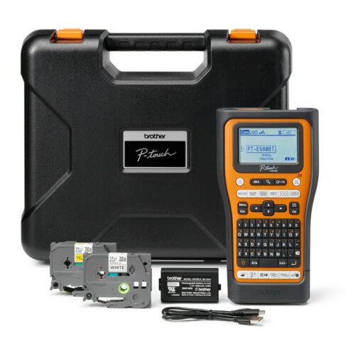 BROTHER Bluetooth connectable electrician labeller Ribbon 24mm max QWERTY keyboard delivered with case