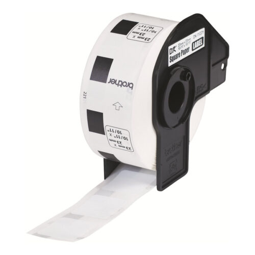 BROTHER Etiquettes papier carres 23x23mm
