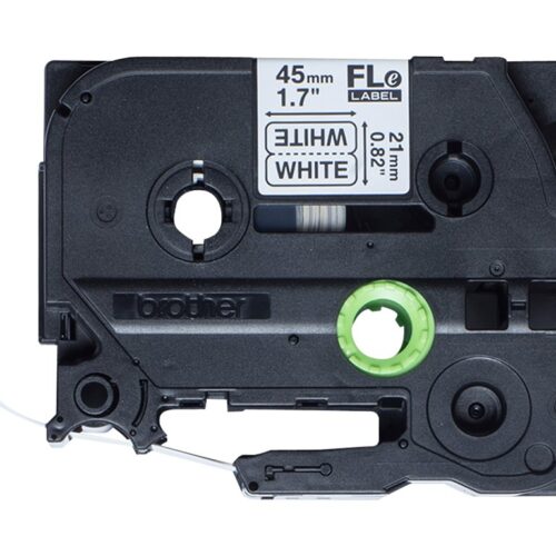BROTHER FLe-2511 Black on White Flag Tape for Brother P-touch D800W P900W P950NW