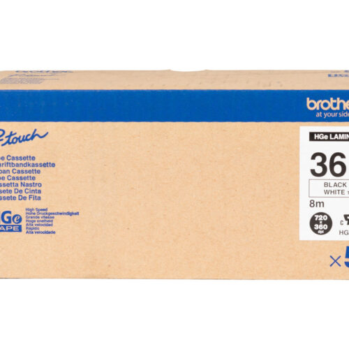 BROTHER HGE261V5 tape 36mmx8m 5 pack