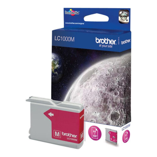 BROTHER LC-1000 cartouche d encre magenta capacité standard 500 pages pack de 1
