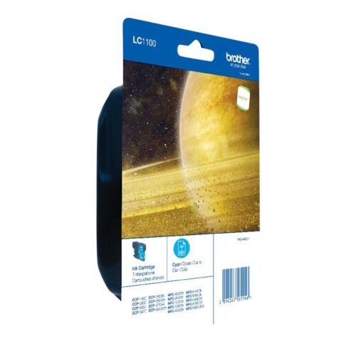 BROTHER LC-1100 cartouche d encre cyan capacité standard 7.5ml 325 pages 1-pack blister sans alarme