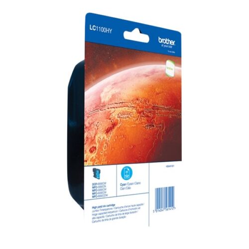 BROTHER LC-1100 cartouche d encre cyan haute capacité 16ml 750 pages pack de 1