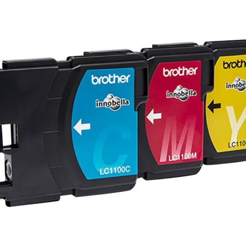 BROTHER LC-1100 cartouche d encre cyan, magenta et jaune capacité standard 3 x 7.5ml 3 x 325 pages 3-pack blister sans alarme