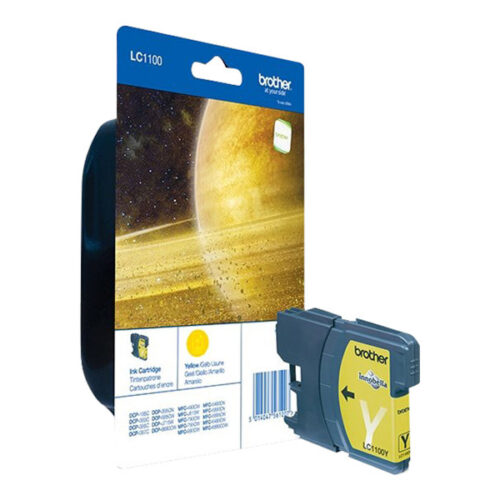 BROTHER LC-1100 cartouche d encre jaune capacité standard 7.5ml 325 pages pack de 1