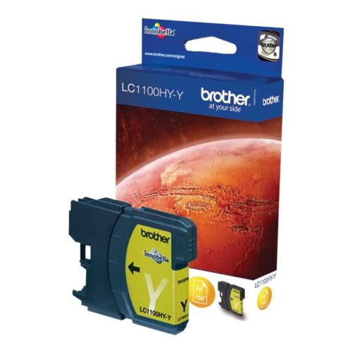 BROTHER LC-1100 cartouche d encre jaune haute capacité 16ml 750 pages pack de 1