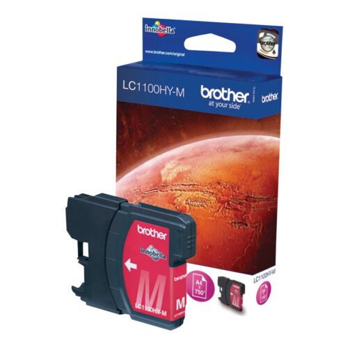 BROTHER LC-1100 cartouche d encre magenta haute capacité 16ml 750 pages pack de 1