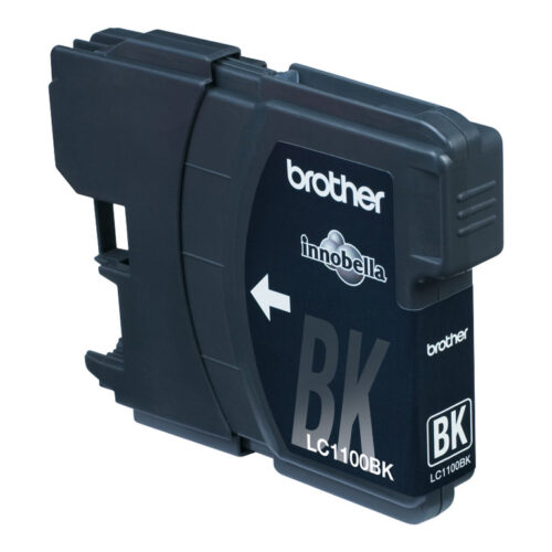BROTHER LC-1100 cartouche d encre noir capacité standard 9.5ml 450 pages pack de 1