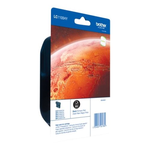 BROTHER LC-1100 cartouche d encre noir haute capacité 19ml 900 pages pack de 1