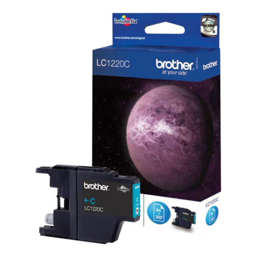 BROTHER LC-1220 cartouche d encre cyan capacité standard 300 pages pack de 1