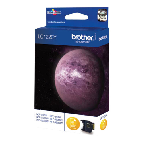 BROTHER LC-1220 cartouche d encre jaune capacité standard 300 pages pack de 1