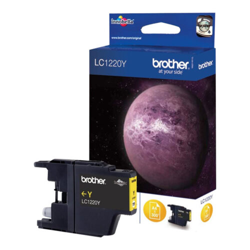 BROTHER LC-1220 cartouche d encre jaune capacité standard 300 pages pack de 1