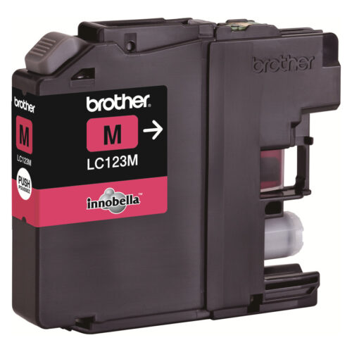 BROTHER LC-123 cartouche d encre magenta haute capacité 600 pages 1-pack blister sans alarme