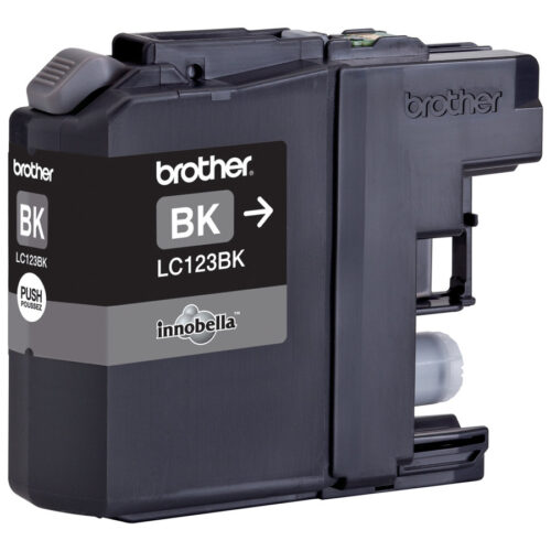 BROTHER LC-123 cartouche d encre noir haute capacité 600 pages 1-pack blister sans alarme