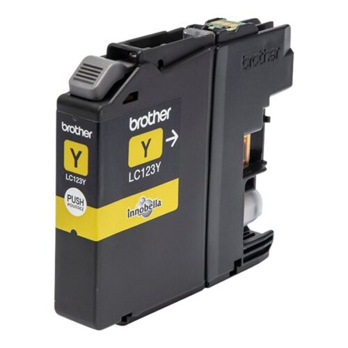 BROTHER LC-123 cartouche dencre jaune capacité standard 600 pages pack de 1