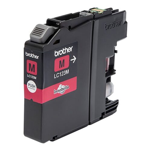 BROTHER LC-123 cartouche dencre magenta capacité standard 600 pages pack de 1