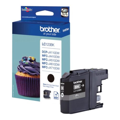 BROTHER LC-123 cartouche dencre noir haute capacité 600 pages pack de 1