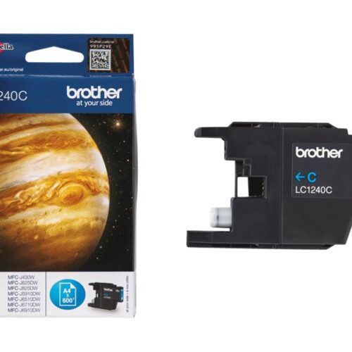 BROTHER LC-1240 cartouche d encre cyan haute capacité 600 pages pack de 1