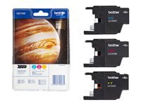 BROTHER LC-1240 cartouche d encre cyan, magenta et jaune haute capacité 600 pages 1-pack blister sans alarme
