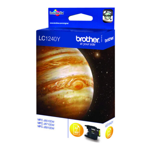 BROTHER LC-1240 cartouche d encre jaune haute capacité 600 pages pack de 1