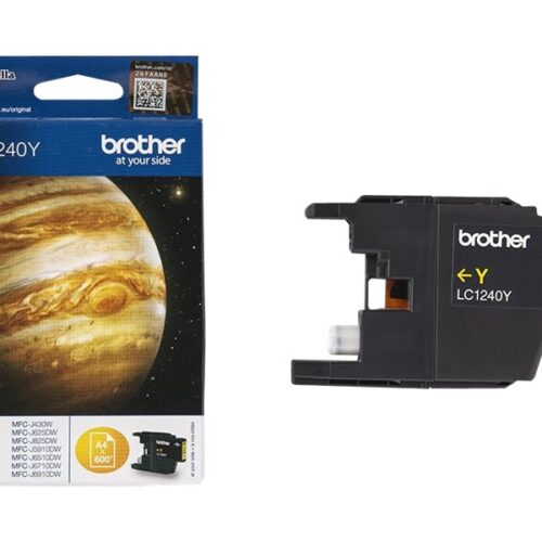 BROTHER LC-1240 cartouche d encre jaune haute capacité 600 pages pack de 1