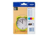 BROTHER LC-125XL cartouche d encre cyan, magenta et jaune haute capacité 1-pack blister sans alarme