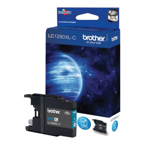 BROTHER LC-1280 cartouche d encre cyan très haute capacité 1.200 pages 1-pack blister sans alarme