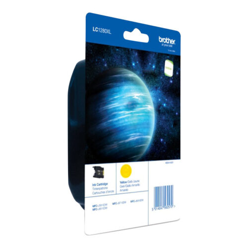 BROTHER LC-1280 cartouche d encre jaune très haute capacité 1.200 pages 1-pack blister sans alarme