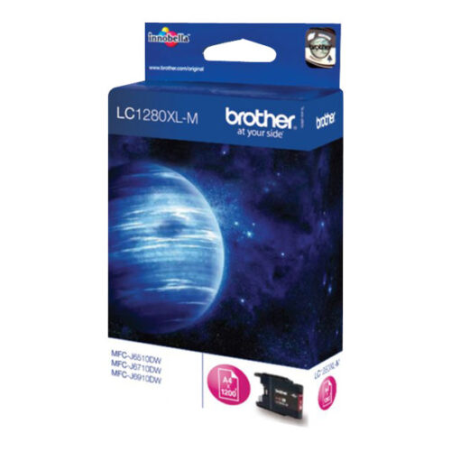BROTHER LC-1280 cartouche d encre magenta très haute capacité 1.200 pages pack de 1