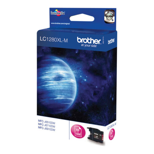 BROTHER LC-1280 cartouche d encre magenta très haute capacité 1.200 pages pack de 1