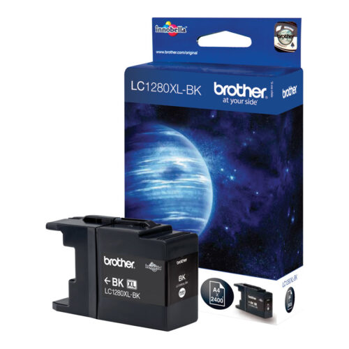 BROTHER LC-1280 cartouche d encre noir très haute capacité 2.400 pages pack de 1