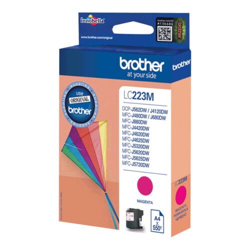 BROTHER LC-223 cartouche d encre magenta capacité standard 550 pages pack de 1