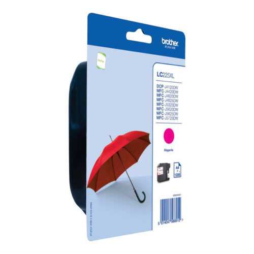 BROTHER LC-225XL cartouche dencre magenta haute capacité 1-pack blister sans alarme