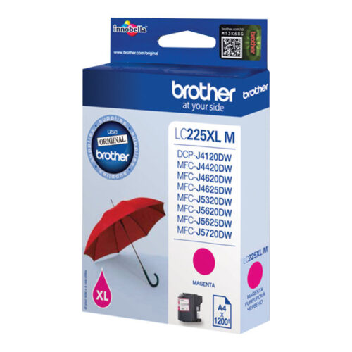 BROTHER LC-225XL cartouche dencre magenta haute capacité 1200 pages pack de 1