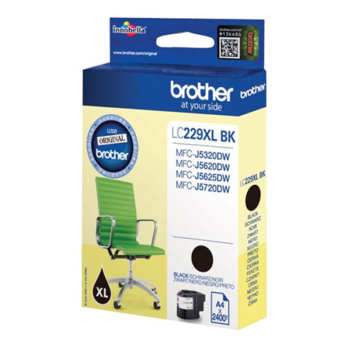 BROTHER LC-229XL cartouche d encre noir haute capacité 2400 pages pack de 1