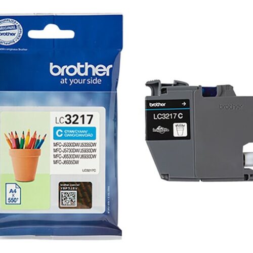 BROTHER LC-3217C Encre Cyan (550 pages)