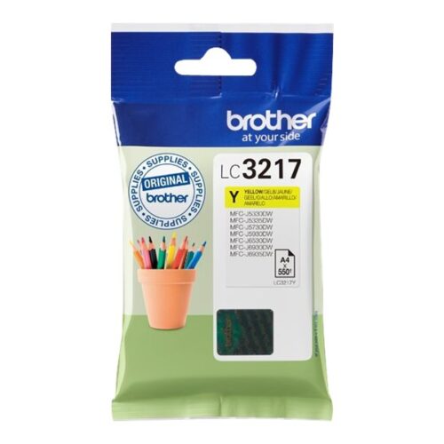 BROTHER LC-3217Y Encre Jaune 550 pages