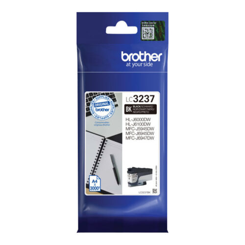 BROTHER LC-3237BK Black Ink 3000 pages