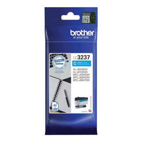 BROTHER LC-3237C Cyan Ink 1500 pages