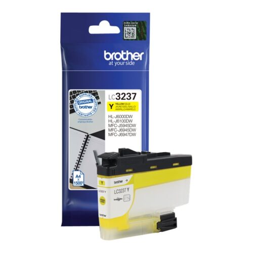BROTHER LC-3237Y Yellow Ink 1500 pages