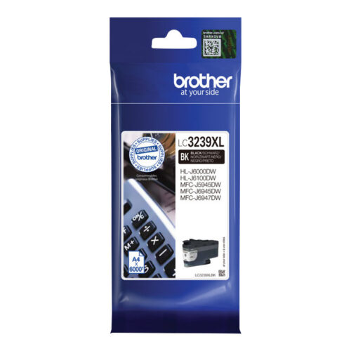 BROTHER LC-3239XLBK Black Ink 6000 pages