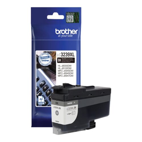 BROTHER LC-3239XLBK Black Ink 6000 pages