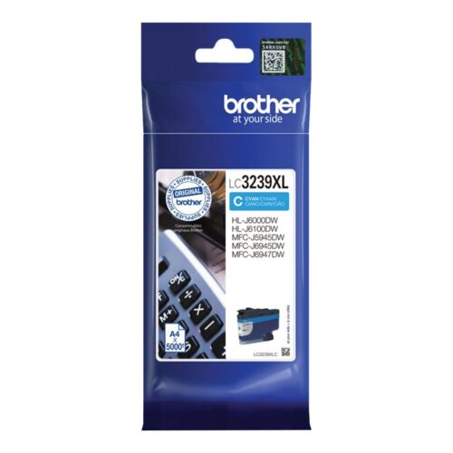 BROTHER LC-3239XLC Cyan Ink 5000 pages