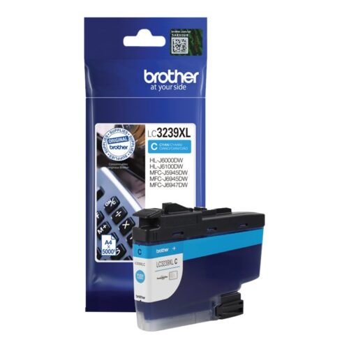 BROTHER LC-3239XLC Cyan Ink 5000 pages