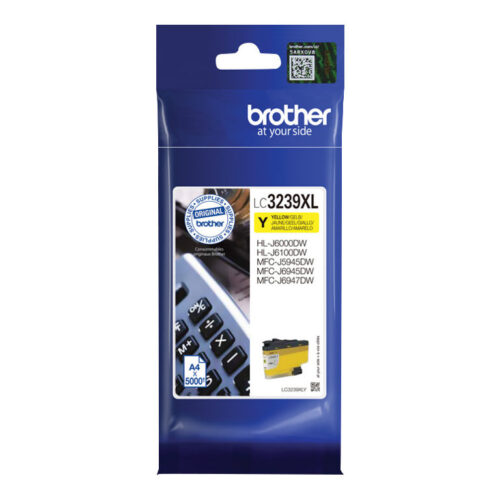 BROTHER LC-3239XLY Yellow Ink 5000 pages